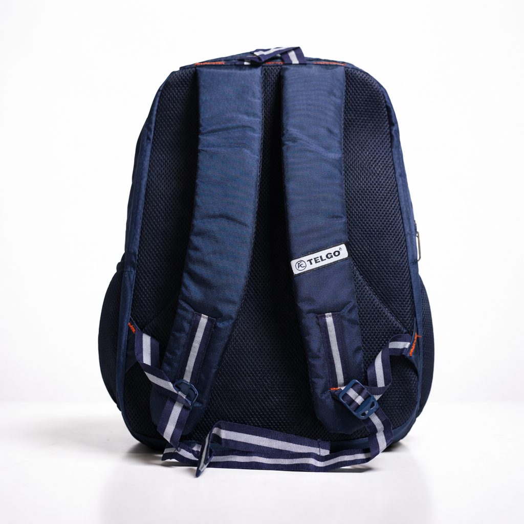 Trendy Telgo Stylish Navy Blue Printed Backpack