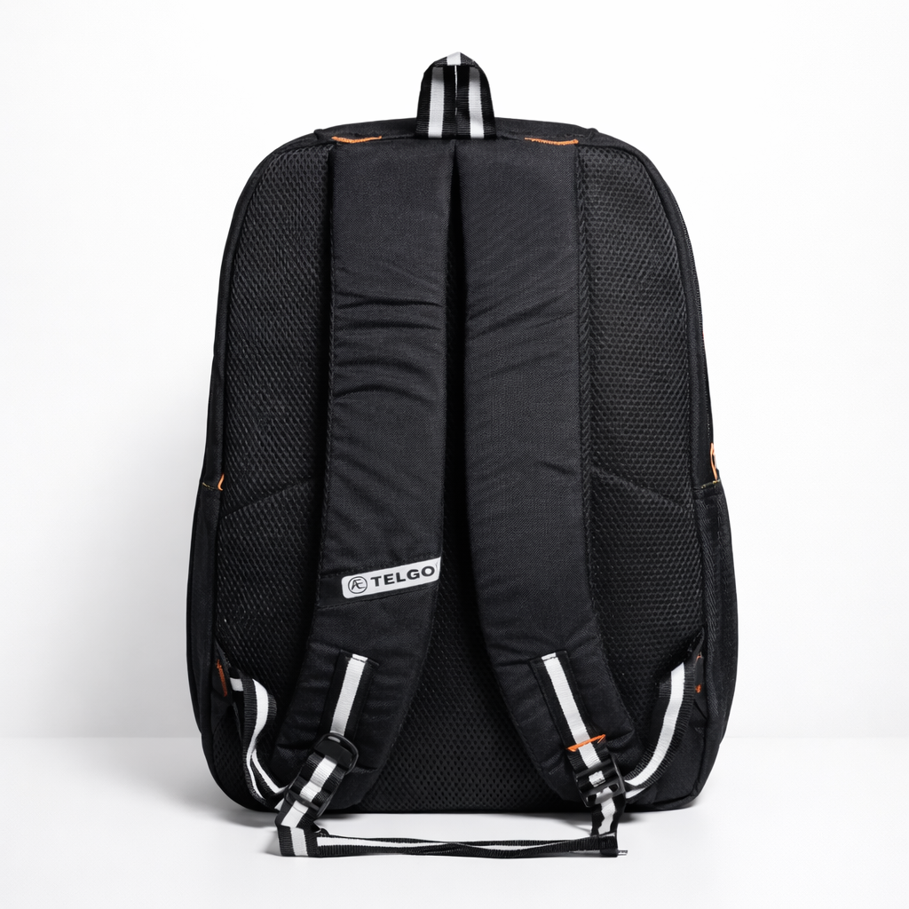 TELGO Multipurpose Black Backpack for Office, School & Travel