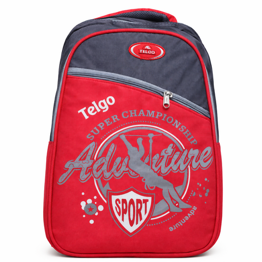 Telgo Adventure Red Sport Backpack for Boys & Girls