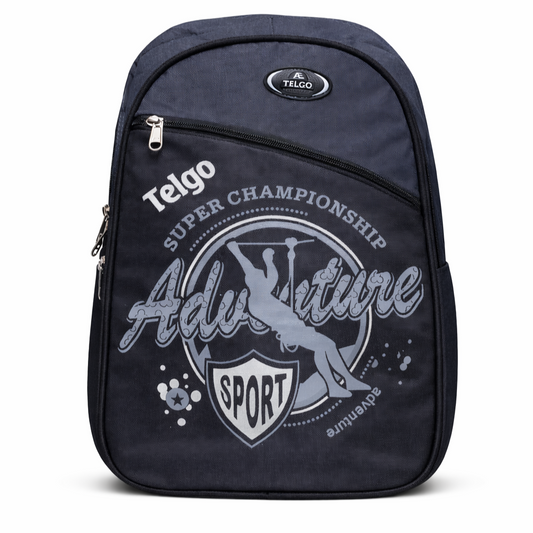 Telgo Adventure Black Sport Backpack for Boys & Girls