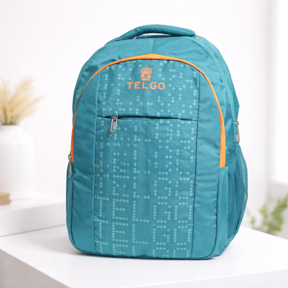 TELGO Multipurpose Sky Blue Backpack for Office, School & Travel