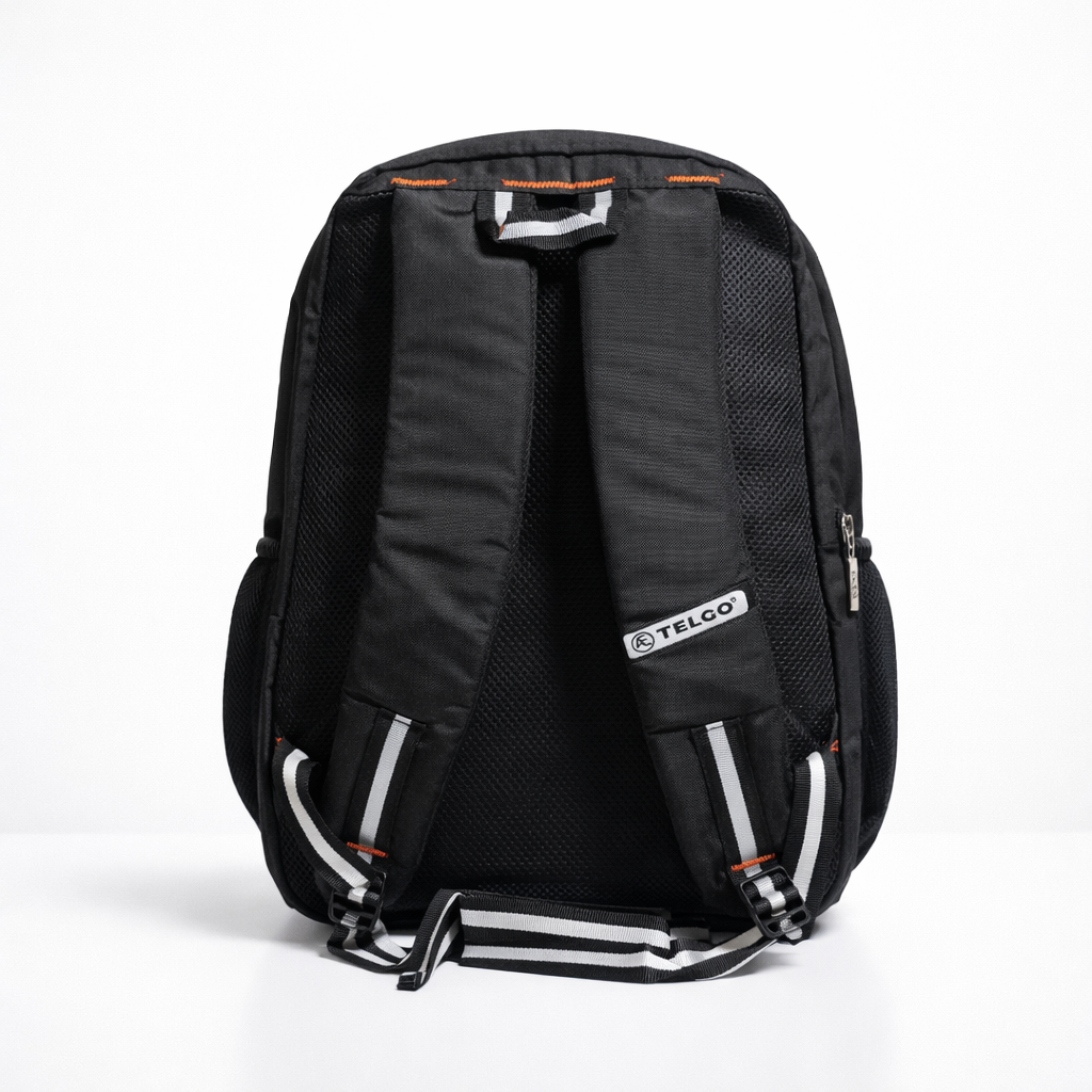 Trendy Telgo Stylish Orange Printed Backpack