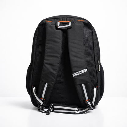 Trendy Telgo Stylish Orange Printed Backpack