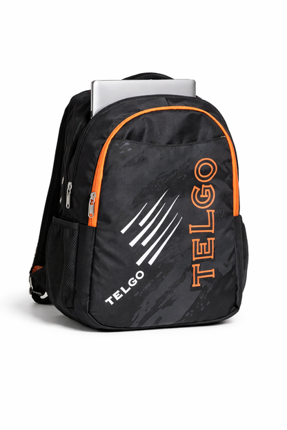 Telgo Sports Design Black Casual Backpack