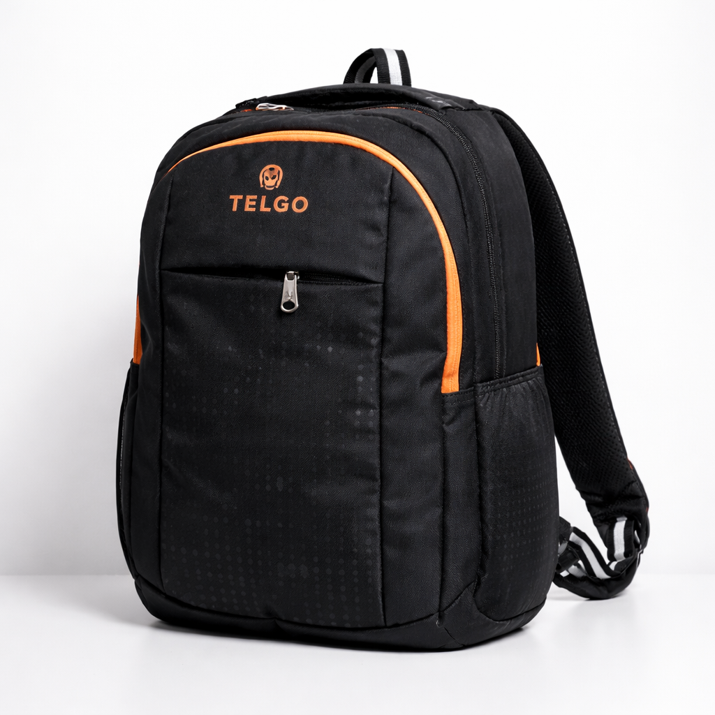 TELGO Multipurpose Black Backpack for Office, School & Travel