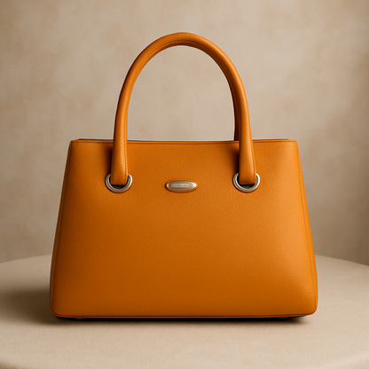 Caramel Brown Structured Tote Handbags For Women– Premium Everyday Handbag